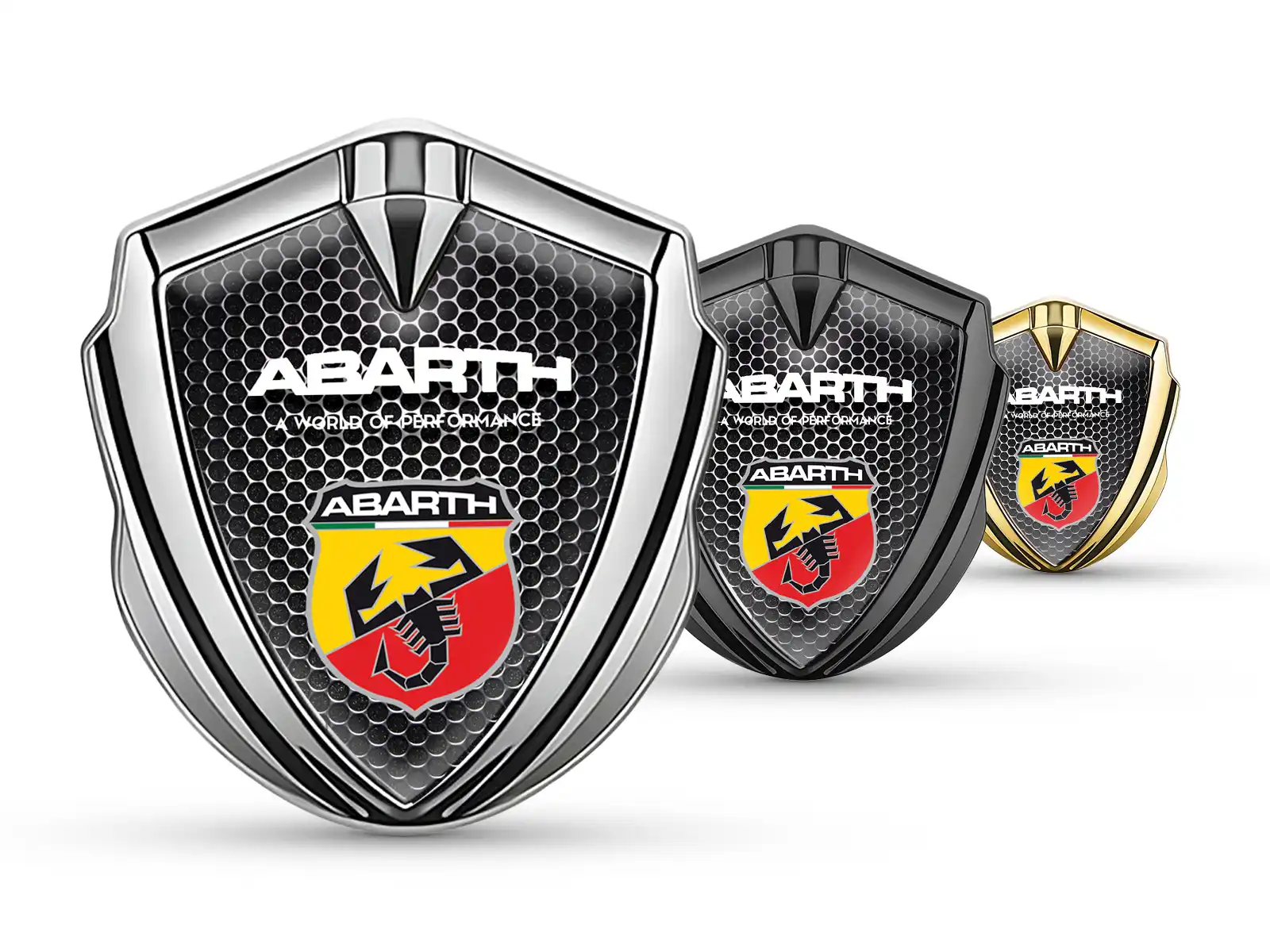 Fiat Abarth Emblème Bombé Métal Edition Limitée Premium